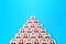 Formation in the form of a pyramid. Classic form of organizational management. Career, corporate culture. Reliable structure