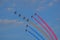 FORMATION OF PATROUILLE DE FRANCE AEROBATIC TEAM - ATHENS FLYING WEEK 2021