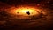 The Formation Of A Star System From Clouds Of Gas And Asteroids