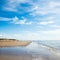 Formby Beach near Liverpool on a sunny day