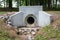 Formed concrete headwall for pipe, culvert rainwater drainage, erosion management