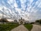 Former Benedictine monastery and now the Missionary Oblates of Mary immaculate at the Holy Cross Lysa Gora. The smaller basilica