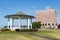 Former Chamberlin Hotel and Gazebo on Fort Monroe