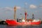 Former ELBE 1 lightvessel Burgermeister O`Swald in Cuxhaven