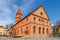 Former Evangelical church on the New Town market in Torun.