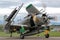 Former French Air Force Douglas A-1D Skyraider single seat attack aircraft F-AZHK