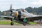 Former French Air Force Douglas A-1D Skyraider single seat attack aircraft F-AZHK