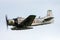 Former French Air Force Douglas A-1D Skyraider single seat attack aircraft F-AZHK