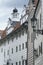The former Jesuit College now hotel Ruze, built in the late 16th century. Cesky Krumlov, Czech Republic. Cesky Krumlov is one of