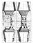 Former Plan of the sluice Mardyck, vintage engraving