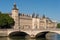 Former royal palace and prison La Conciergerie in Paris