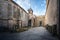 Former Santo Amaro Cloister at SÃ© de Braga Complex with Cathedral Tower - Braga, Portugal