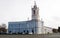 Former servants quarters of the Palace of Queluz with the Clock Tower, near Lisbon, Portugal