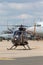 Former United States Army Hughes OH-6A Cayuse 69-16011 military helicopter G-OHGA.