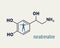 Formula hormone noradrenaline.