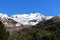 Forni glacier mountain panorama in Ortler Alps, Stelvio National Park
