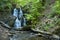 Forsakar Waterfall Stunning Slow falling Water near Degeberga in lush rural Forest