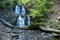 Forsakar Waterfall Stunning Slow falling Water near Degeberga in lush rural Forest