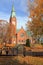 Forssa Church, Finland in Autumn