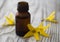 Forsythia with essential oil