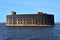 Fort Alexander I Plague in the Gulf of Finland in Kronstadt, St. Petersburg, Russia