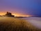 Fort Ambleteuse at the French coast during twilight