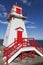 Fort Amherst Lighthouse in St. John`s