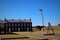 Fort Clinch located on a peninsula near the northernmost point of Amelia Island, along the Amelia River.