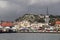 Fort-de-France, Martinique - 12/14/17 - Water front views of the town of Fort de France on the island of Martinique