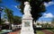 Fort-de-France, Martinique - February 08, 2013: The decapitated statue of the Empress Josephine.