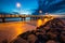 Fort De Soto Gulf Pier after Sunset Tierra Verde, Florida
