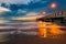 Fort De Soto Gulf Pier after Sunset Tierra Verde, Florida