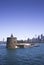 Fort Denison on Sydney Harbour vertical