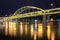 Fort Duquesne Bridge over Allegheny River, Pittsburgh, Pennsylvania