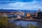 Fort Duquesne Bridge, Point state park at night