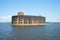 Fort Emperor Alexander I (The Plague) in the gulf of Finland. Kronstadt