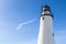 Fort Gratiot Lighthouse Set Against A Blue Sky With Copy Space