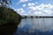 Fort hamer bridge over manatee river in Florida