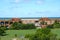 Fort Jefferson, Inner wall, houses and courtyard, Dry Tortugas, Florida