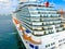 Fort Lauderdale - December 1, 2019: Regal Princess cruise ship docked at seaport Port Everglades