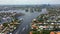 Fort Lauderdale Florida flood simulation aerial video footage