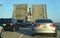 Fort Lauderdale, Florida, U.S.A - January 3, 2020 - The traffic on Route A1A by Southeast 17th Street when the drawbridge is open