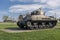 FORT LEONARD WOOD, MO-APRIL 29, 2018: Military Vehicle Sherman Flame Tank
