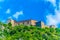 Fort Liberia overlooking Villefranche de Conflent village in France