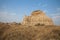 Fort like structure of a hill made with soil erosion