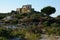 Fort Papa ruins at Punta Papa on Ponza Island in Italy