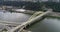 Fort Pitt Bridge in Pittsburgh, Pennsylvania. Traffic in Background 2