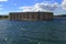 Fort Popham, view from Bar Harbor