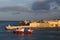 Fort Ricasoli Lighthouse at Ricasoli East Breakwater and Fort Rikasoli, Valletta, Malta