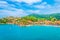 Fort Saint Elme erected over Collioure town in France